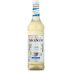 MONIN - PLASTIC - SUGAR FREE VANILLA SYRUP - 1X1L