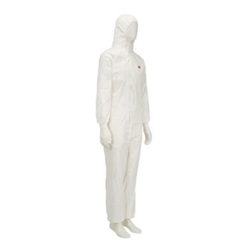 3M™ Protective Coverall 4545 Type 5/6 White M
