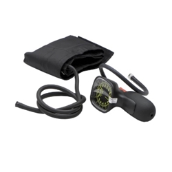 			Tourniquet cuff & aneroid sphy w trigger release valve & colder connector