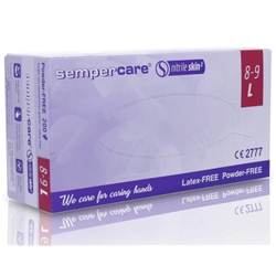 Sempercare Nitrile Skin2 Large Power Free Non Sterile Gloves Bx of 100 