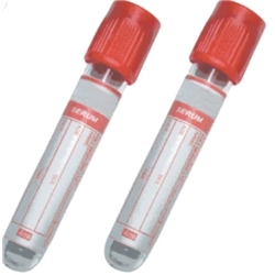Vacutainer PL Plain 6ml - Red Tube per 100