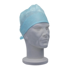Premier Blue Operating Caps (tie backs)  (Pk of 100)