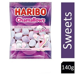 Haribo Pink/White Chamallows & 140G