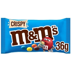 M&M's Crispy Pieces & Milk Chocolate Bag 36g