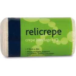 Relicrepe Bandage HQ White 7.5cm x 4 m