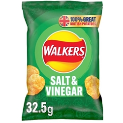 Walkers Salt & Vinegar Crisps 32.5g