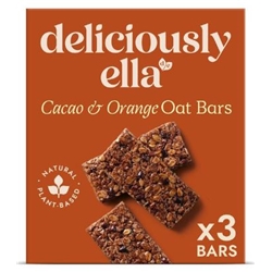 Deliciously Ella Cacao & Orange Oat Bars 3 x 50g