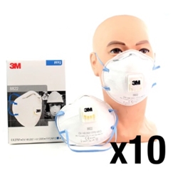 3M™ Disposable Respirator 8822 box of 10
