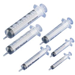 Plastipak™ 1ml Hypodermic Syringe, W/ needle, 25g orange 16mm  BOX OF 120