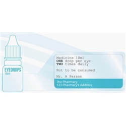 Clear Flaggers Stick On 51X78Mm Labels LFSO