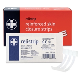 Relistrip Skin Closure 5 Strips - 3mmx75mm - Box of 50