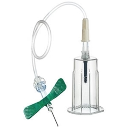 Safety Blood Collection Set, 21Gx19cm, with holder, sterile - Box of 24