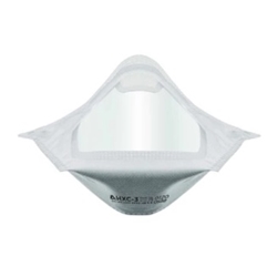 Haika - HXC-3 Clear Panel Horizontal Fold Flat FFP3 - Box of 20