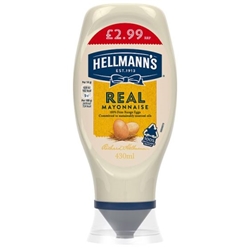 Hellmann's Real Mayonnaise Squeezy Bottle 430Ml (S)