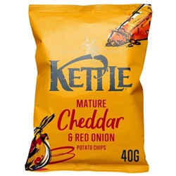 Kettle cheese & onion crisps 