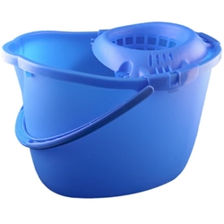 Cleanworks Mop Bucket Plastic 15 Litre - BLUE