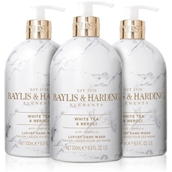Baylis & Harding Goodness White Tea & Neroli Natural Hand Wash 500ml - PACK (3)
