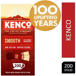 Kenco Smooth Instant Coffee Box of 200 Sticks - PACK (4)