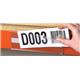 Beaverswood Magnetic Ticket Holder (Clear) With Card Insert (White) For Shelving and Racking H38mmxW1000mm (Pack 10) - TS38M/10
