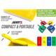 Janit-X Value Colour Coded Dustpan and Brush Set Blue - PACK (24)