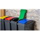 Wham Recycle Bins 25 Litre (4 Pack Mixed Colours)