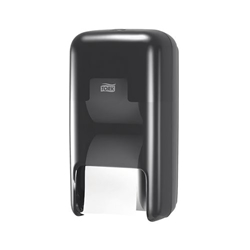 Tork OptiServe Coreless 2-Roll Toilet Roll Dispenser Black 558042