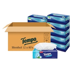 Tempo Menthol Tissues 3ply 72’s - 47554