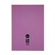 RHINO A4+ (13 x 9 inch) Oversized Exercise Book 80 Page Plain Purple (Pack 50) - VDU080-124-4