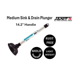 Forcecup Sink & Drain Plunger Extended Handle