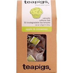 Teapigs Apple & Cinnamon Tea Bags Made With Whole Fruit Pieces 50's