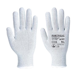 Portwest A197 Antistatic Shell Glove Grey Medium