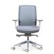 J1 Mesh Chair White/Grey Polished base