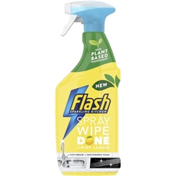 Flash Wipe Done Bright Crisp Lemon Cleaning Spray 800ml