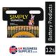Duracell AA Simply Battery Pack 12's