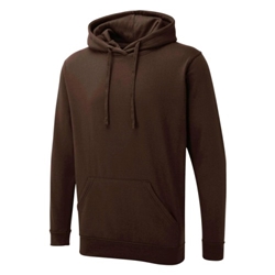 Uneek UX4 Hooded Sweatshirt Brown Large
