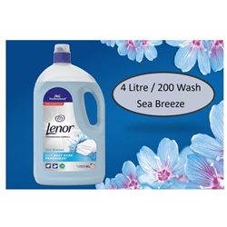 Lenor Fabric Conditioner SEA BREEZE Professional 4 Litre - PACK (3)
