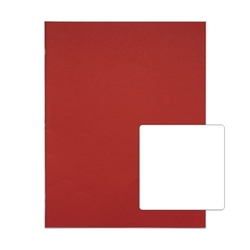 RHINO A3+ Exercise Book 40 Page Plain Red (Pack 30) - VDU040-030-8
