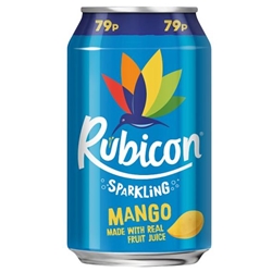 Rubicon Sparkling Mango 330ml 