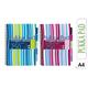Pukka Pads Pink/Blue Stripes A4 Project Book