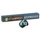 Starbucks Espresso Roast 10's (Nespresso Compatible Pods) - PACK (12)