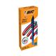 Bic 4 Colours Pro Ballpoint Pen Black Barrel Medium (Pack of 12) 524095 - 4 for 3