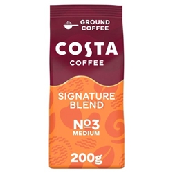 Costa Signature Blend Ground For Cafetiere & Filter 200g