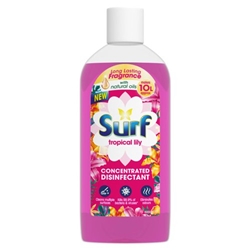 Surf Concentrated Disinfectant Tropical Lily Liquid 240ml - PACK (10)