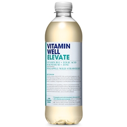 VITAMIN WELL - ELEVATE - PINEAPPLE & STRAWBERRY - 12X500ML