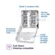 Tork OptiServe Coreless 4-Roll Toilet Roll Dispenser White 558051