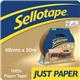 Sellotape Paper Tape 48mm x 50m Brown (Roll) - 2997919 - 3 for 2