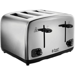 Russell Hobbs Stainless Steel Brushed/Polished Toaster 4 Slice