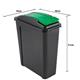 Wham Recycle Bins 25 Litre (4 Pack Mixed Colours)