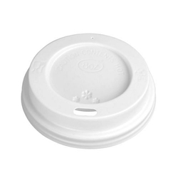 Fiesta Recyclable Coffee Cup Lids White 225ml / 8oz (50 Pack)