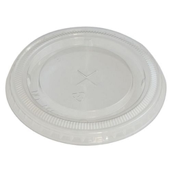 eGreen RPET Flat Lid with Straw Hole 93mm (1000 Pack)